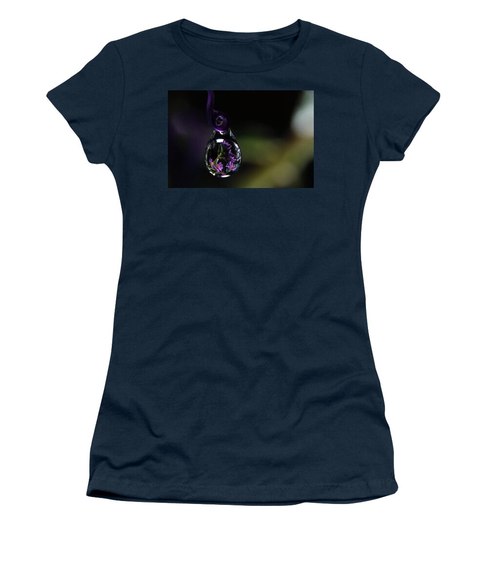 Purple Women's T-Shirt featuring the photograph Purple Dreams by Michelle Wermuth
