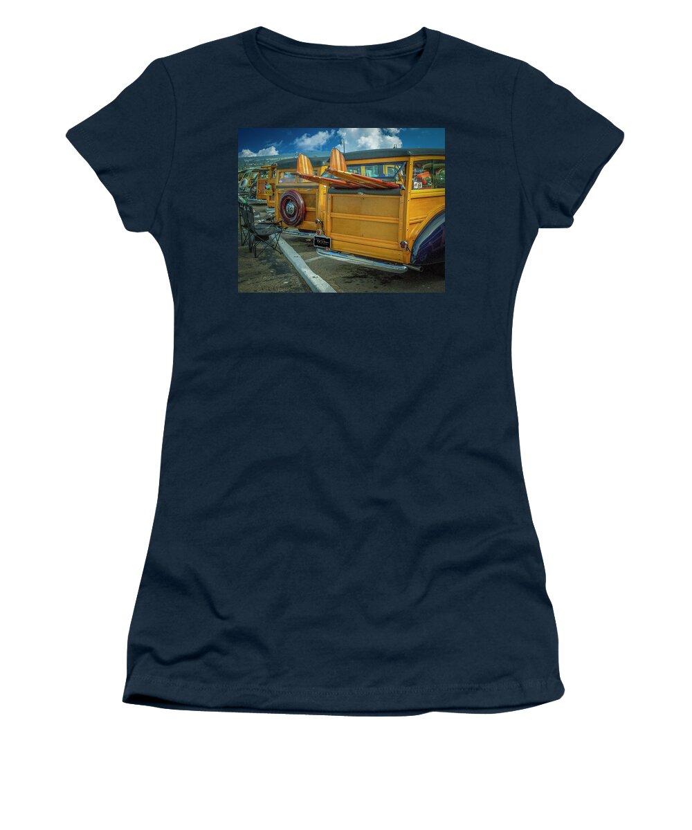 West Women's T-Shirt featuring the photograph RearWoody by Bill Posner