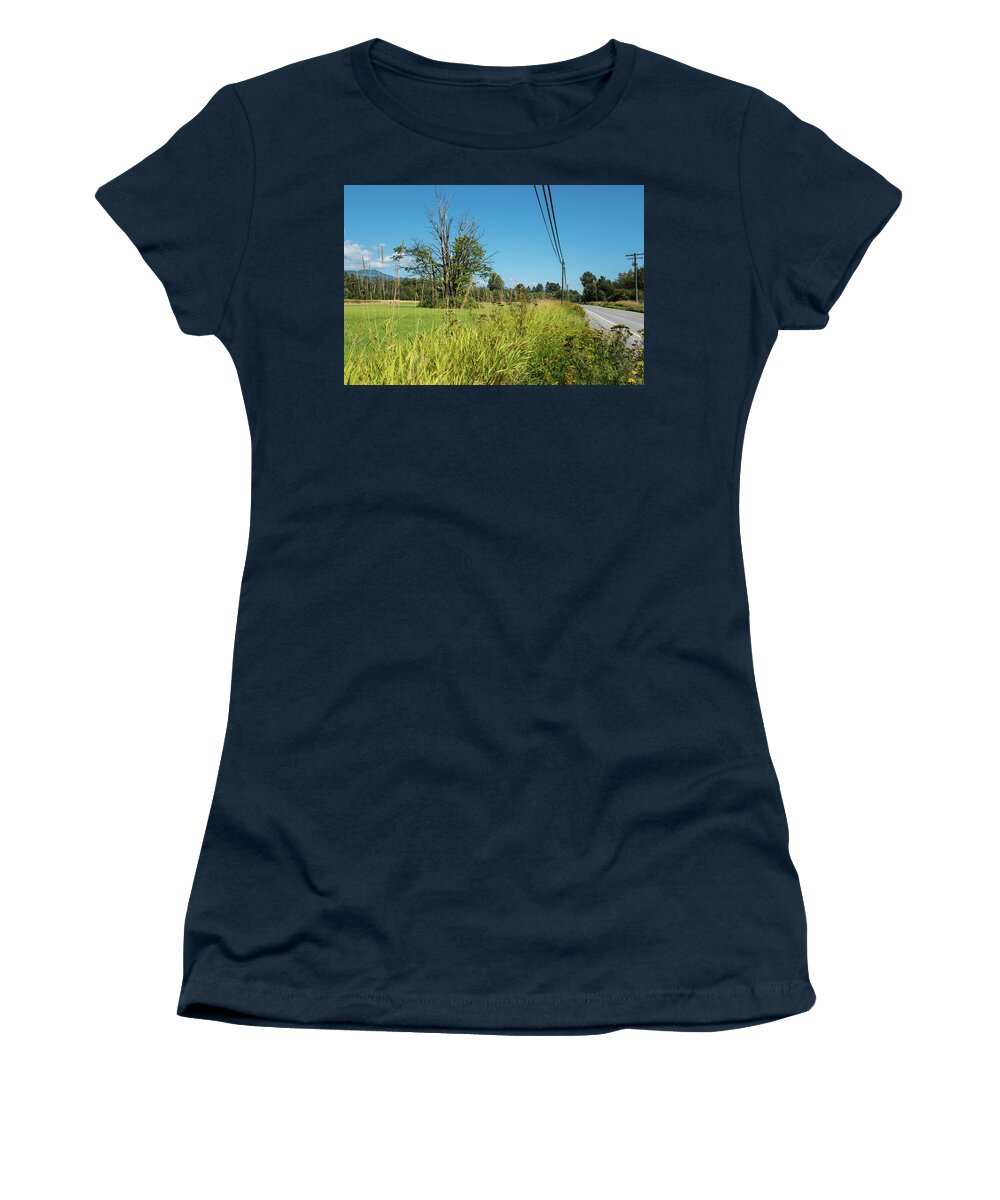 Roadside Wildflowers Women's T-Shirt featuring the photograph Roadside Wildflowers by Tom Cochran
