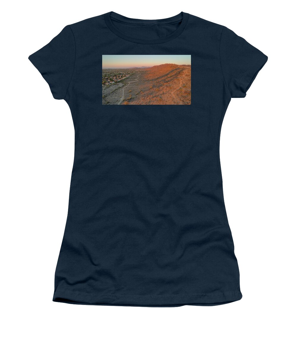 Sunrise Women's T-Shirt featuring the photograph S U N R I S E by Anthony Giammarino