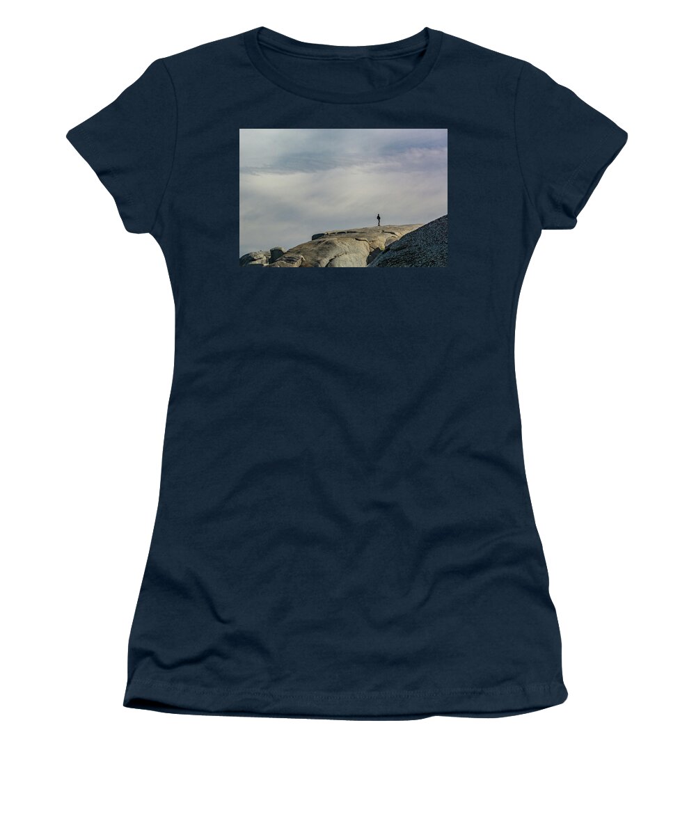 Camps Bay Women's T-Shirt featuring the photograph Camps Bay Sentry by Douglas Wielfaert