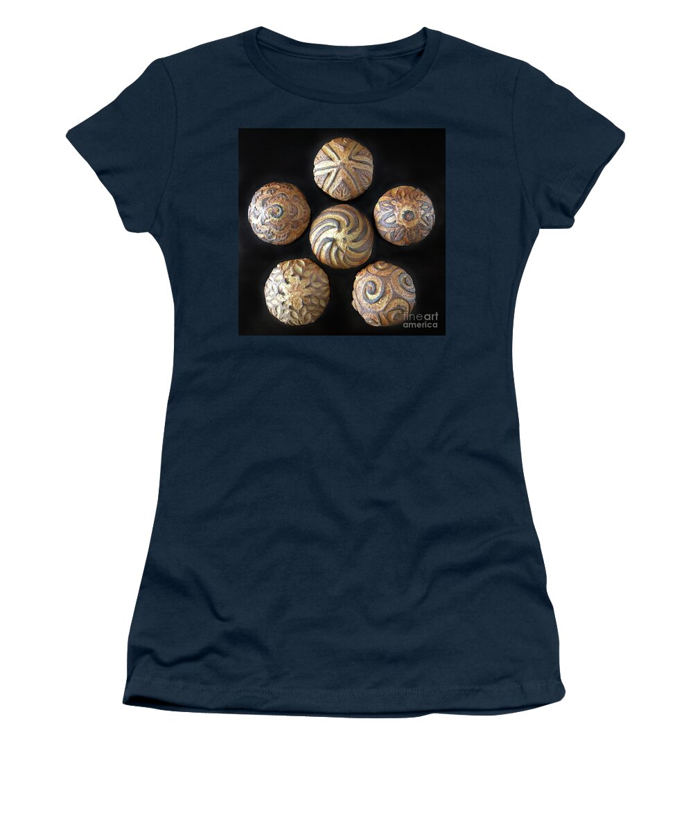 Bread Women's T-Shirt featuring the photograph Six Score Sourdough Sampler 1 by Amy E Fraser