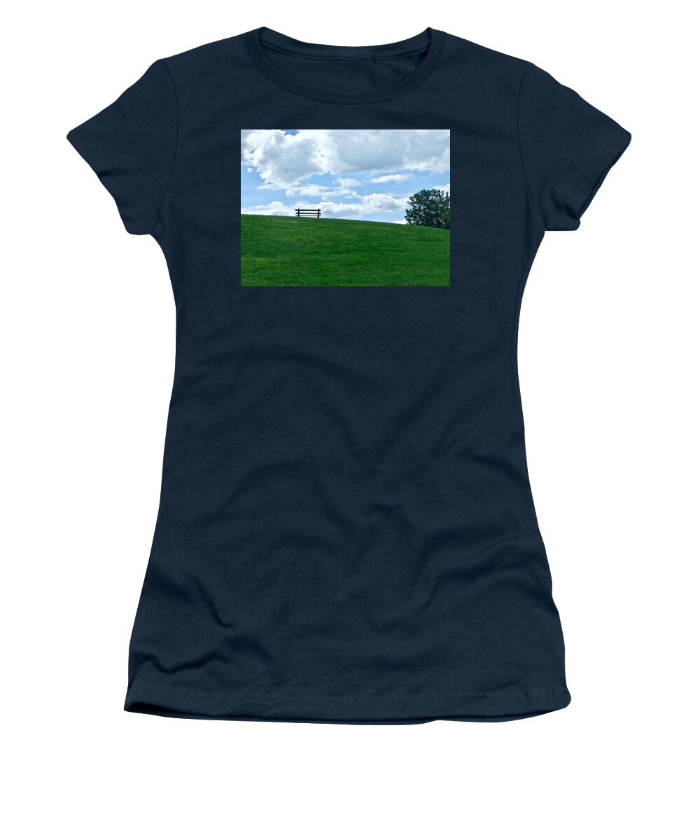 Sky Women's T-Shirt featuring the photograph Sky Gazing by Kathy Chism