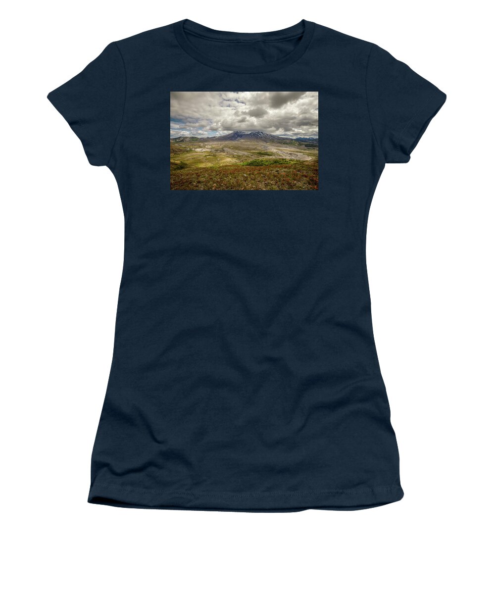 Photosbymch Women's T-Shirt featuring the photograph Spring at Mt. St. Helens by M C Hood