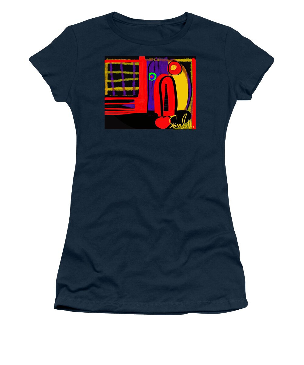 Stir Women's T-Shirt featuring the digital art Stir Crazy by Susan Fielder