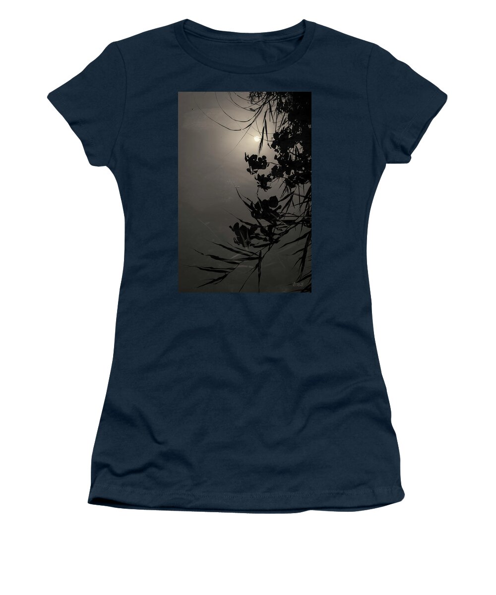 Abstract Women's T-Shirt featuring the photograph Sun and Reflections Toned by David Gordon