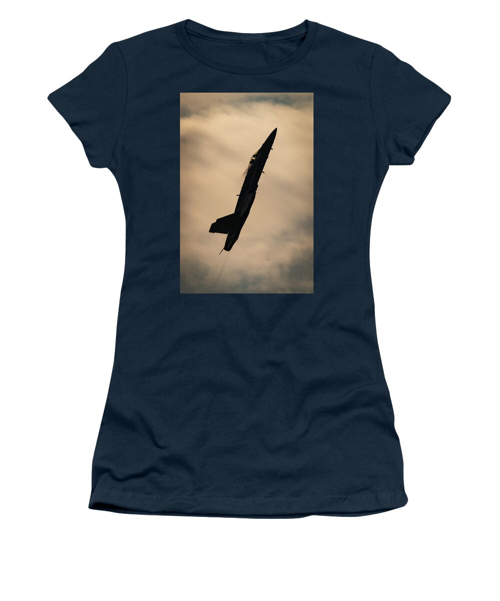 F-18 Women's T-Shirt featuring the photograph Swiss F-18 Hornet by Airpower Art