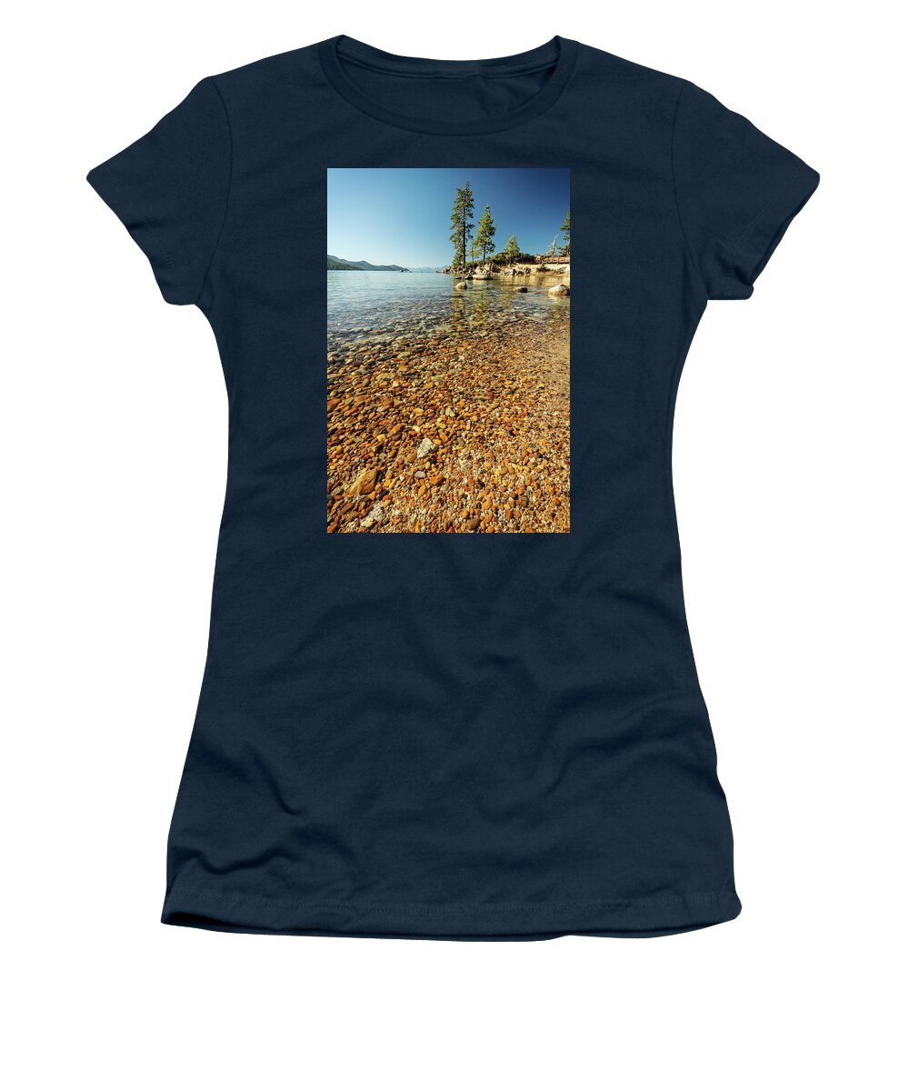 Lake Women's T-Shirt featuring the photograph Tahoe Blues VI by Ryan Weddle