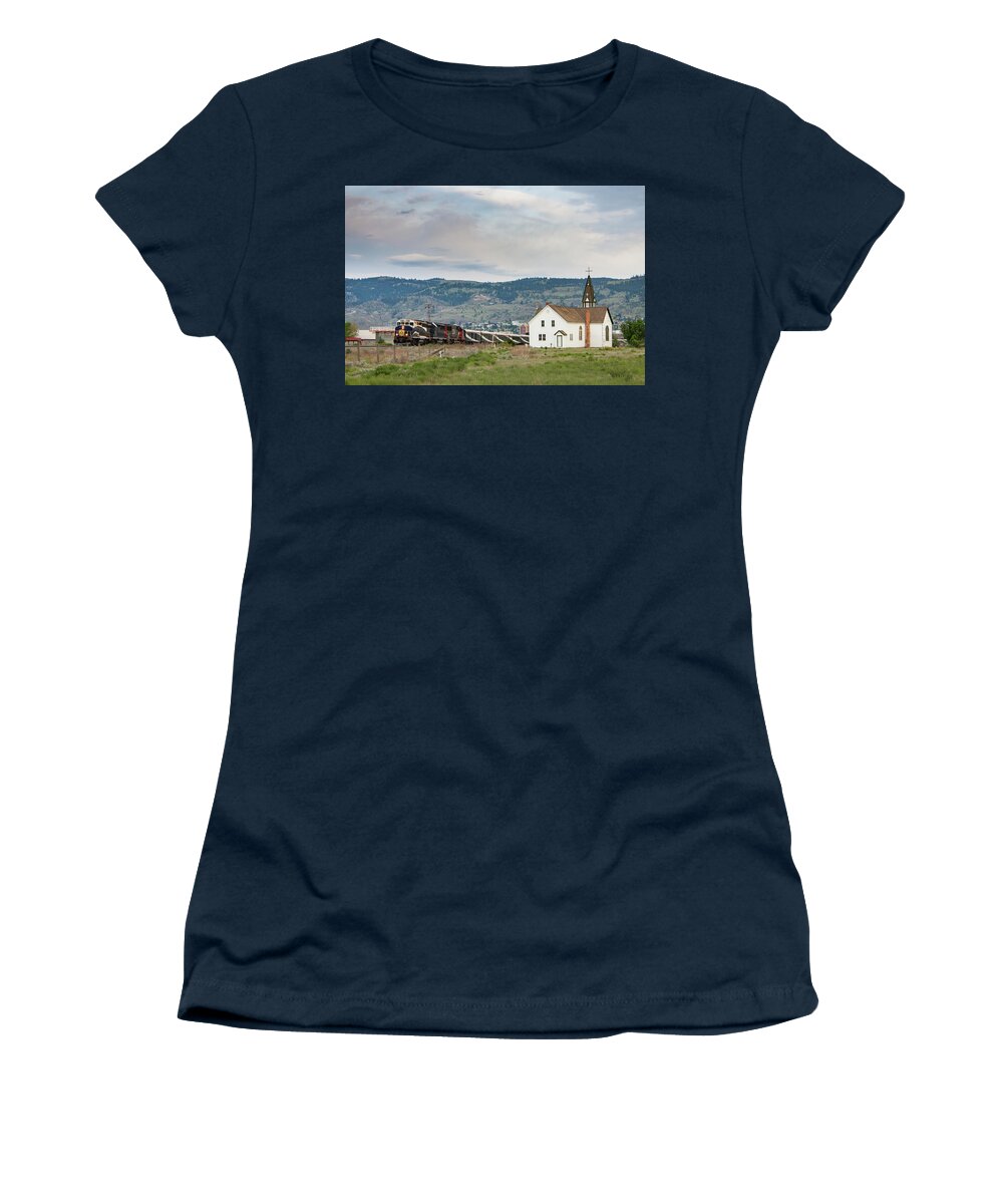 British Columbia Women's T-Shirt featuring the photograph Take Me To Church by Steve Boyko