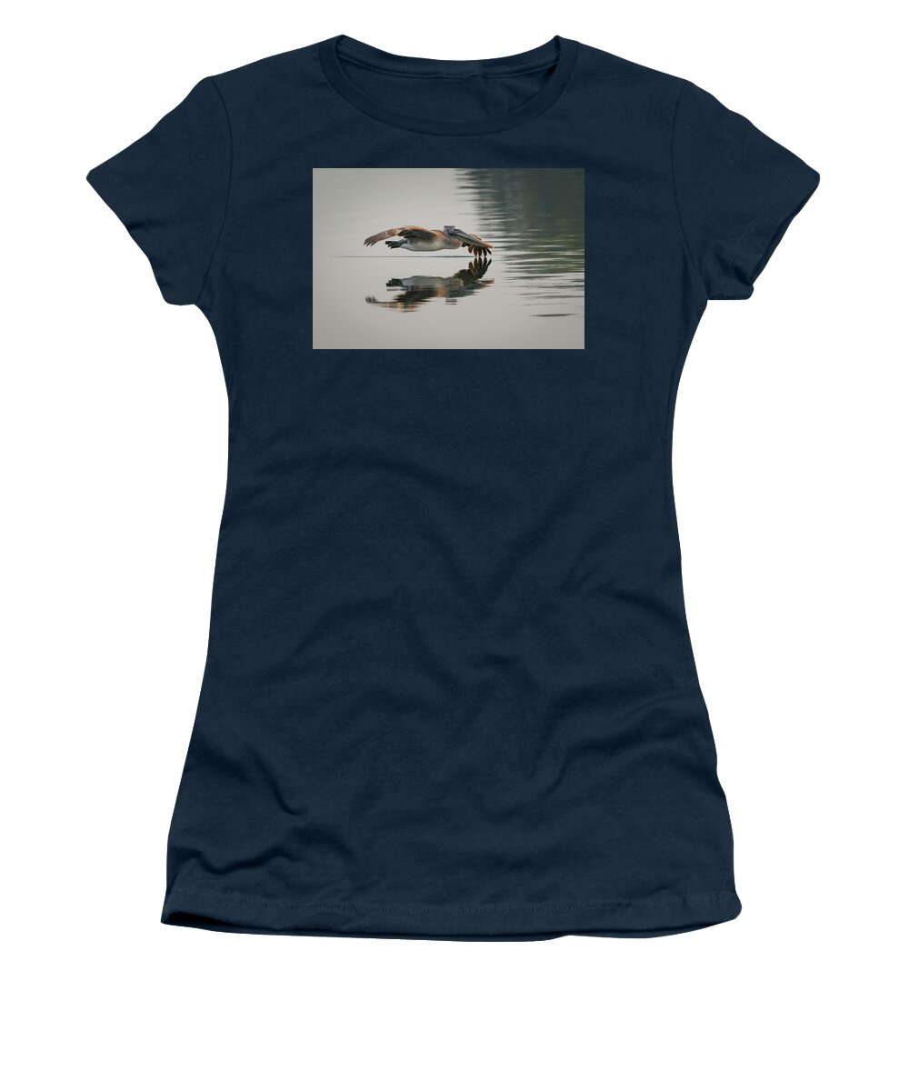 Alameda Women's T-Shirt featuring the photograph Testing the Water by Mike Gifford