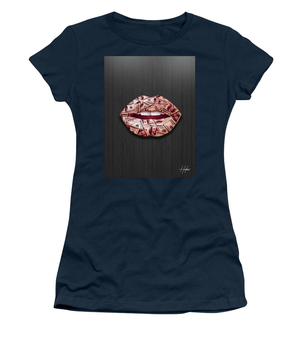 Women's T-Shirt featuring the digital art The Art of Persuasion by Hustlinc