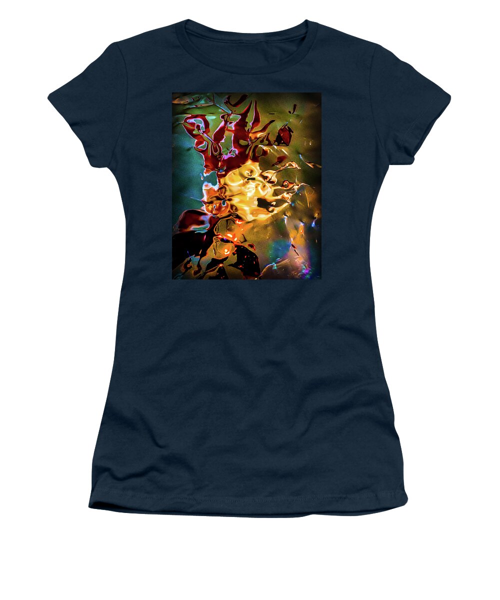 Abstract Women's T-Shirt featuring the digital art The Fool by Liquid Eye