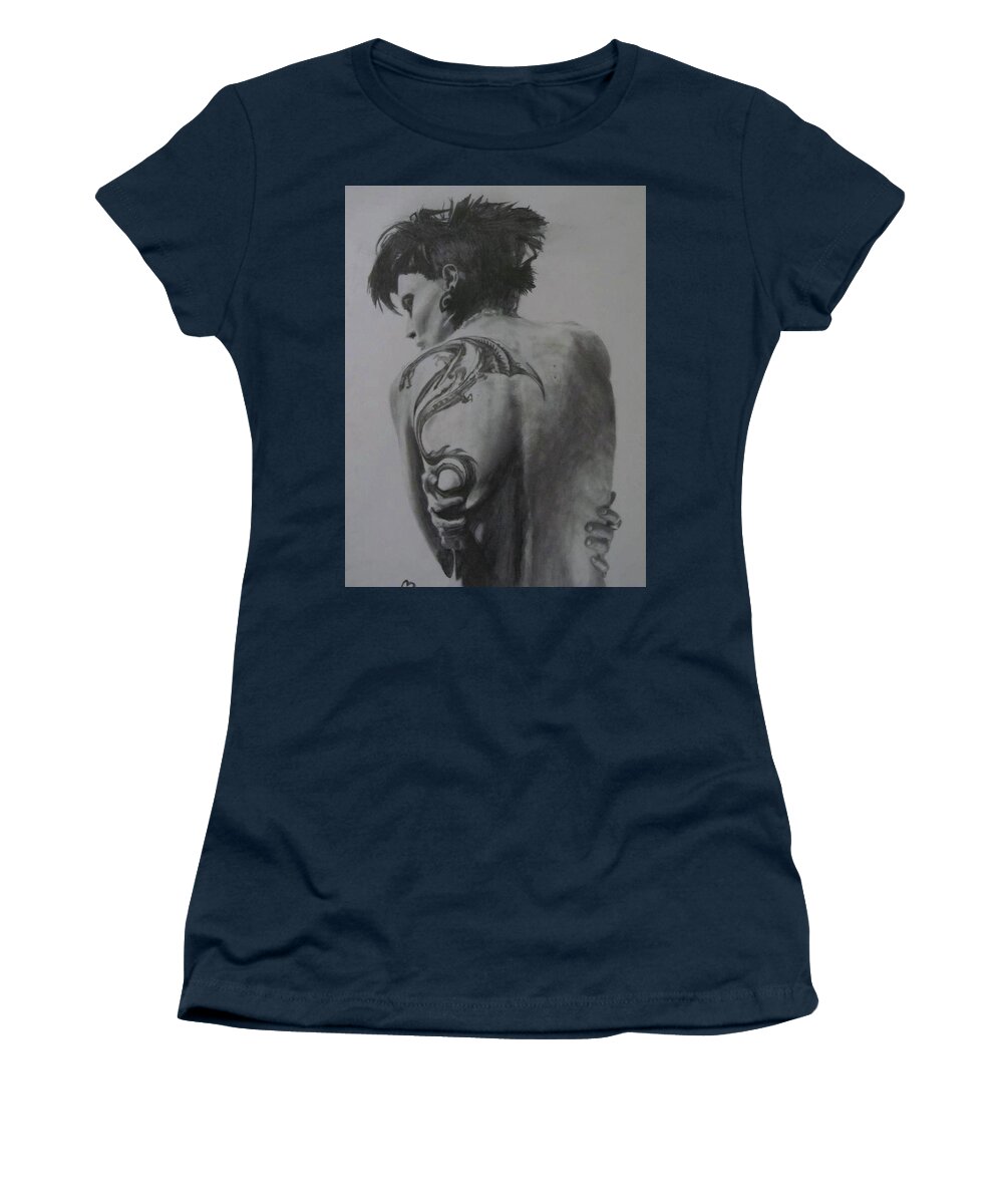 The Girl With The Dragon Tattoo Women S T Shirt For Sale By Bruce Hill