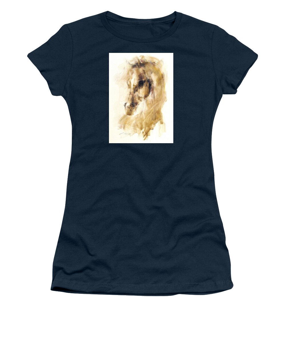 Horse Women's T-Shirt featuring the painting The Magician by Janette Lockett