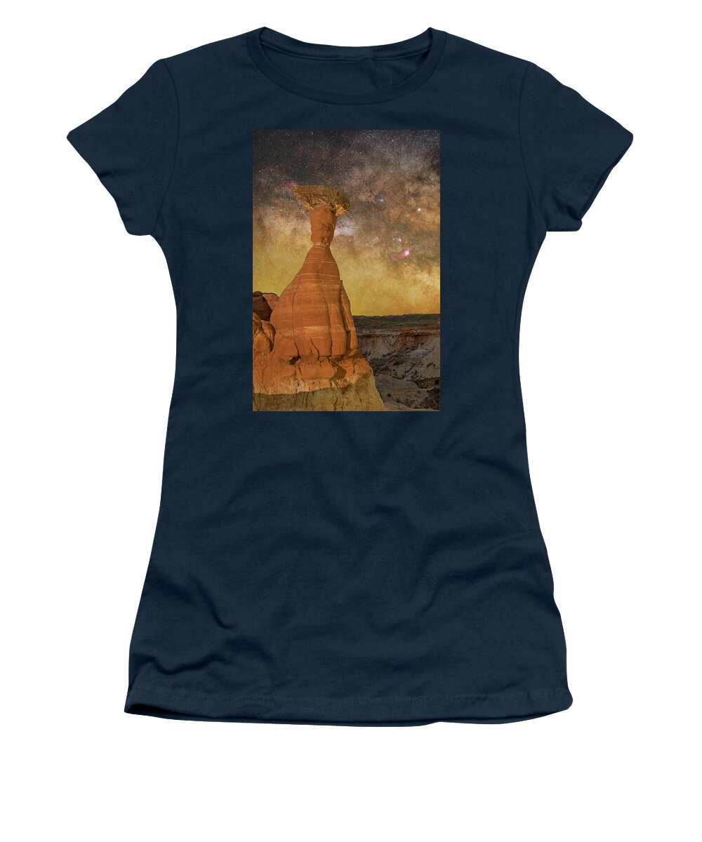 Astronomy Women's T-Shirt featuring the photograph The Toadstool and the Core by Ralf Rohner