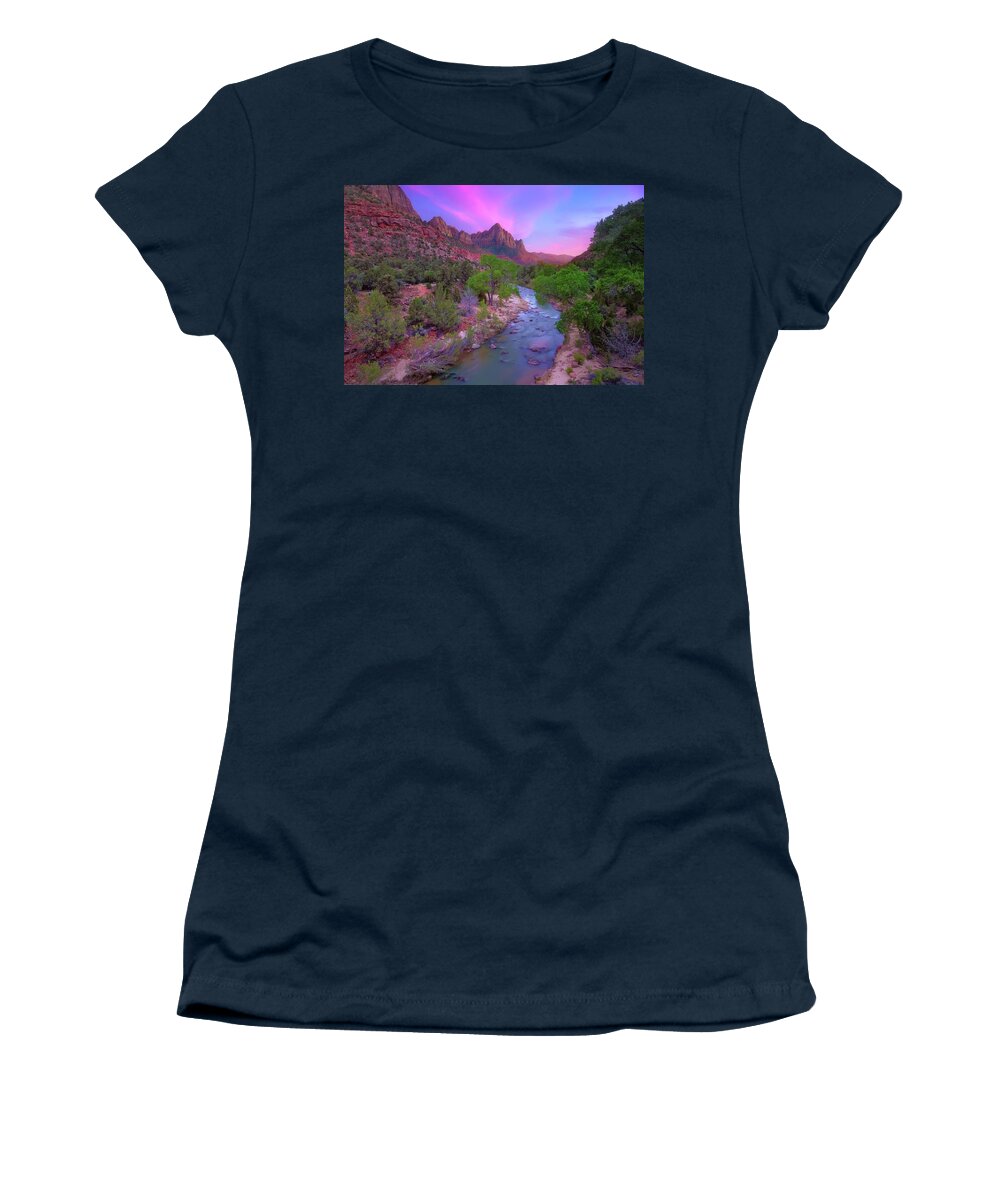 The Watchman Women's T-Shirt featuring the photograph The Watchman by Giovanni Allievi