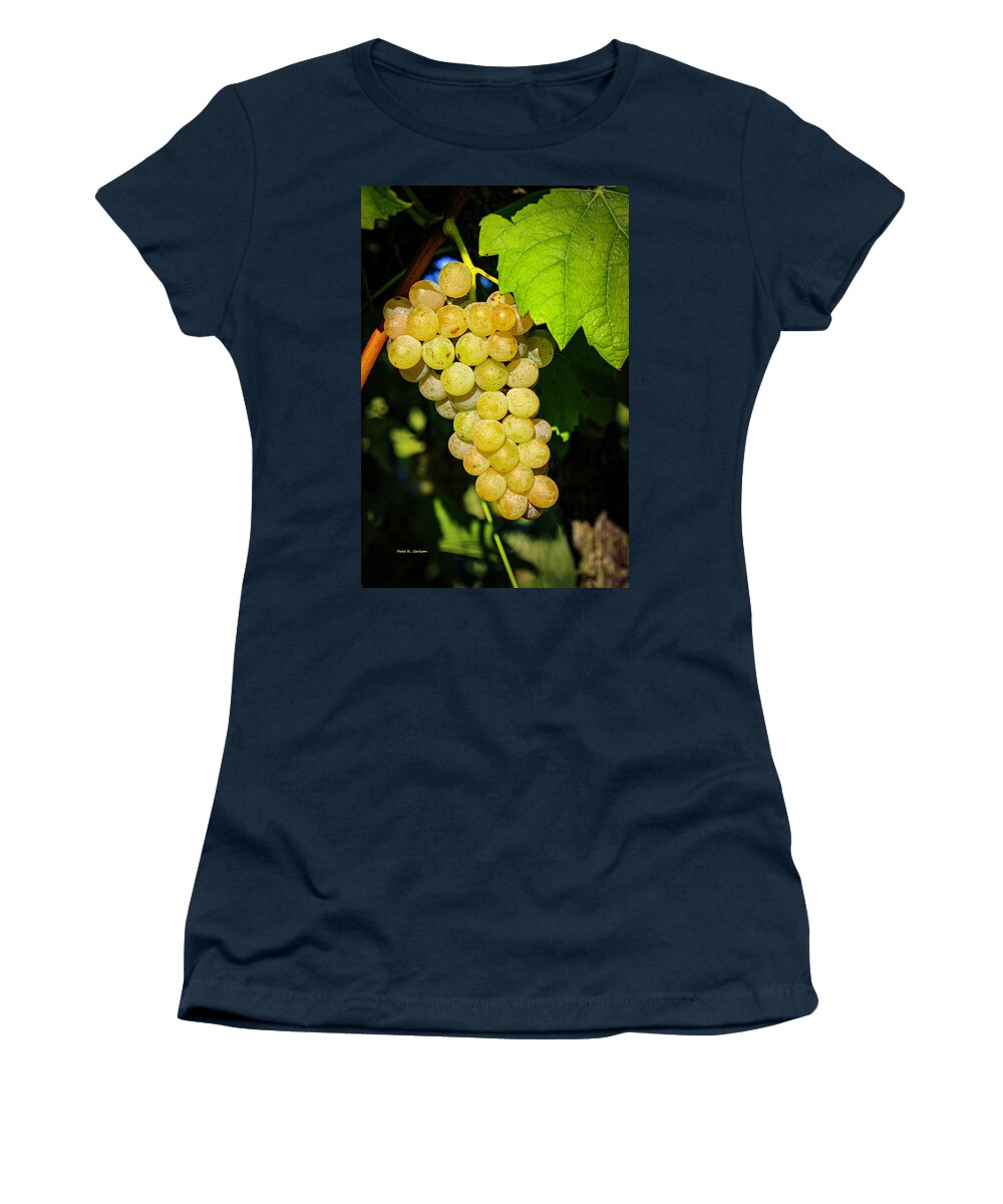 Grapes Women's T-Shirt featuring the photograph Traminette by Dale R Carlson