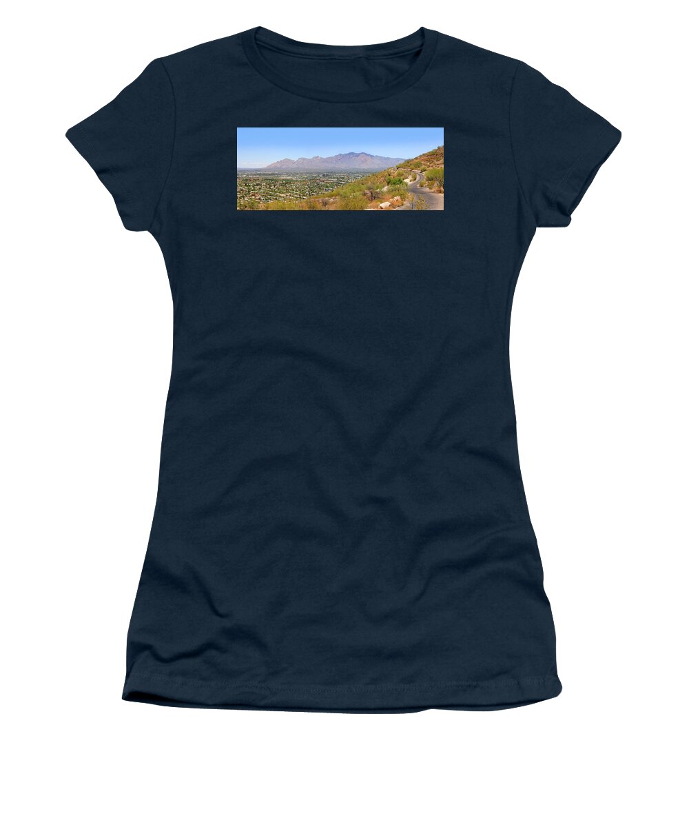 View Women's T-Shirt featuring the photograph Tucson AZ by Chris Smith