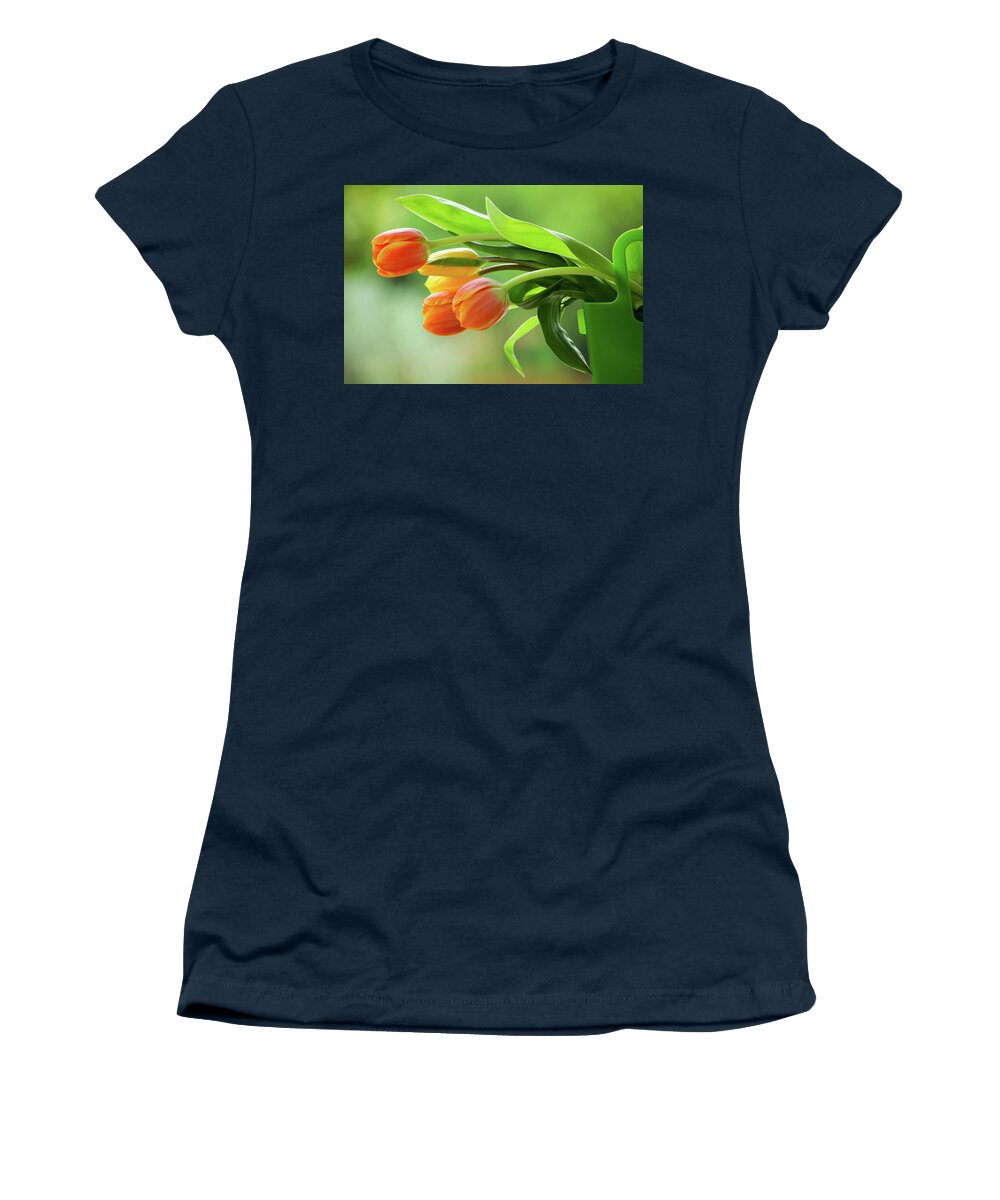 Tulip Women's T-Shirt featuring the photograph Tulips by Irman Andriana