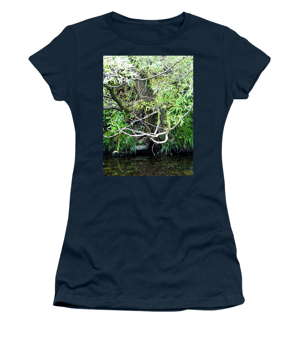 Twisted Peace Women's T-Shirt featuring the photograph Twisted Peace by Cyryn Fyrcyd