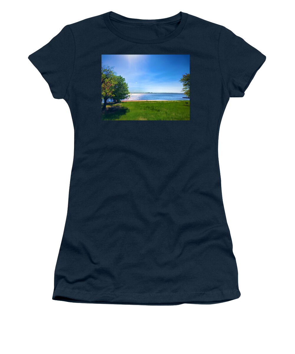 Beach Women's T-Shirt featuring the photograph Utopia by Chris Montcalmo