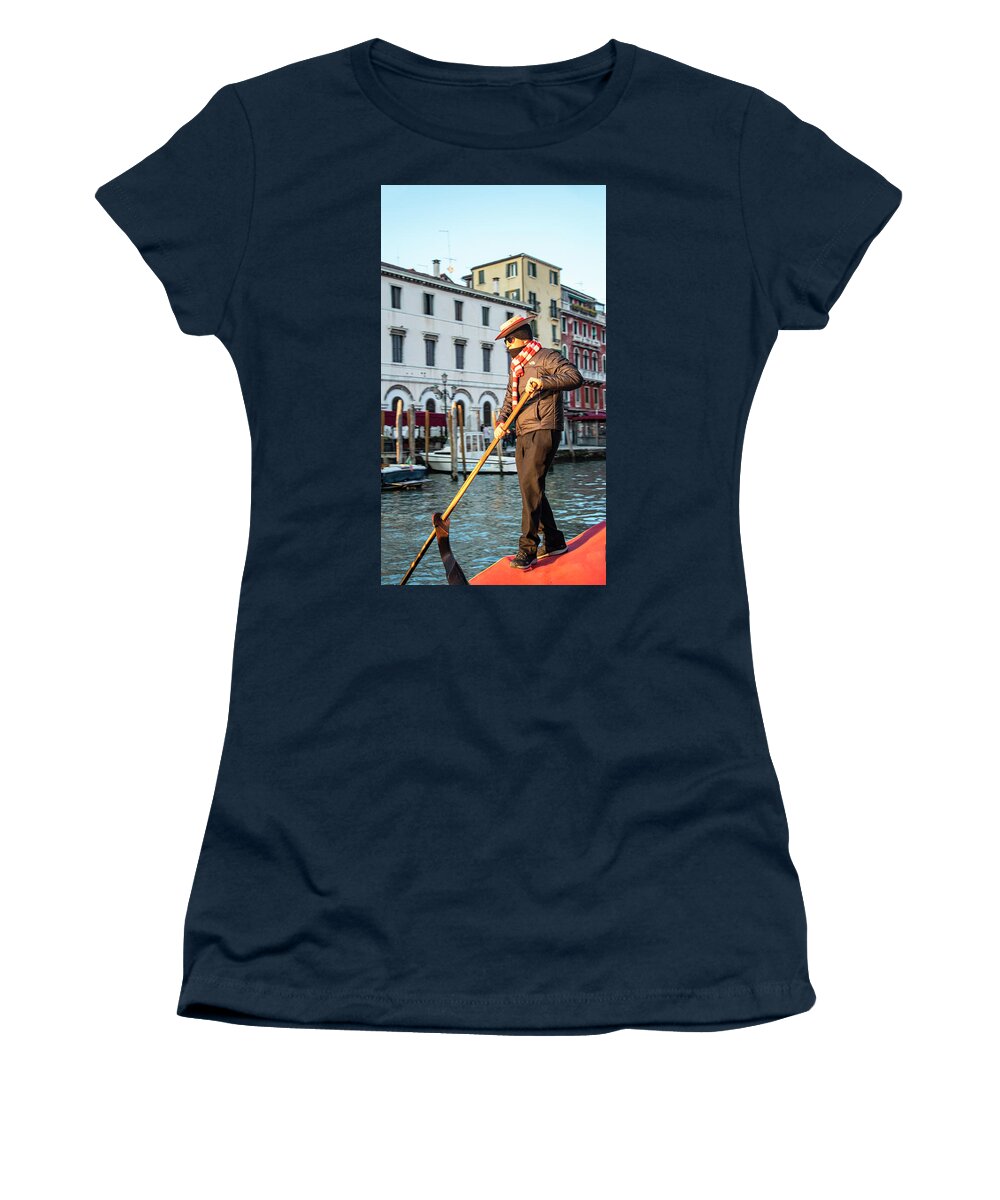 Tourism Women's T-Shirt featuring the photograph Water Work by Laura Hedien