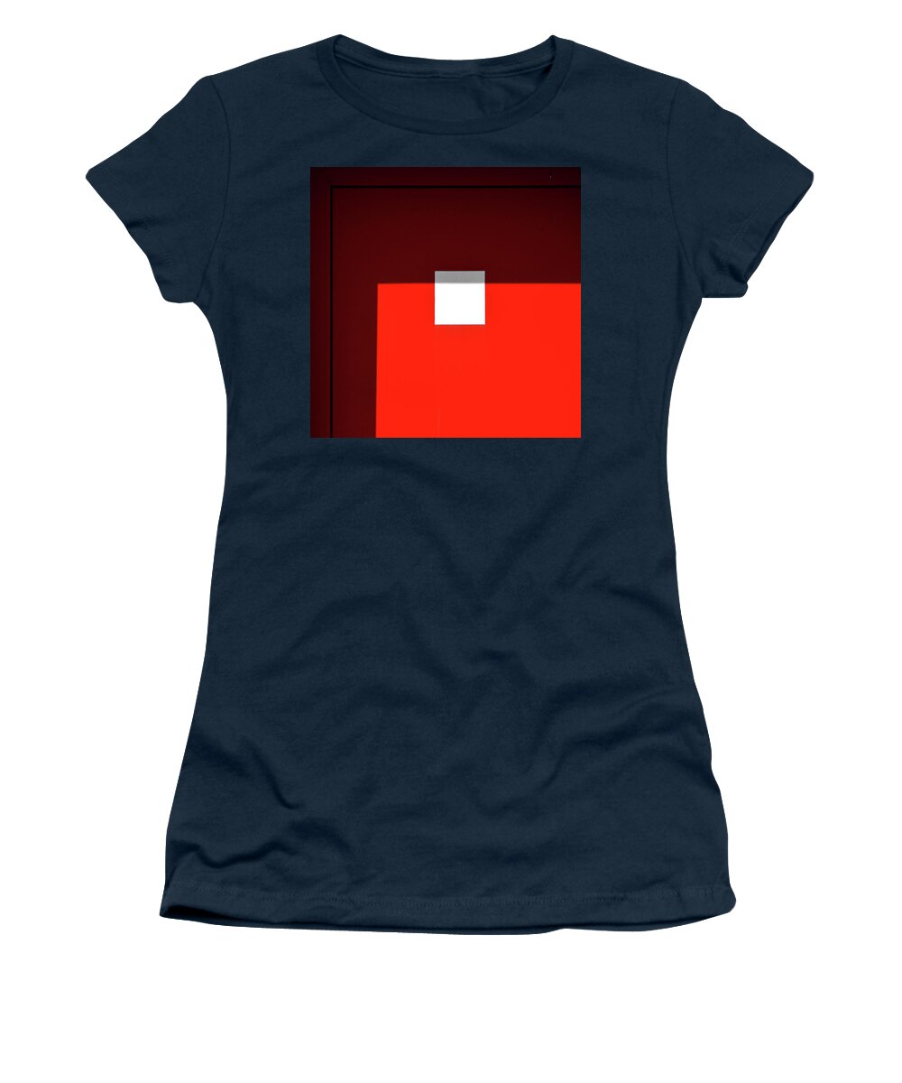 Urban Women's T-Shirt featuring the photograph Square - White Square by Stuart Allen