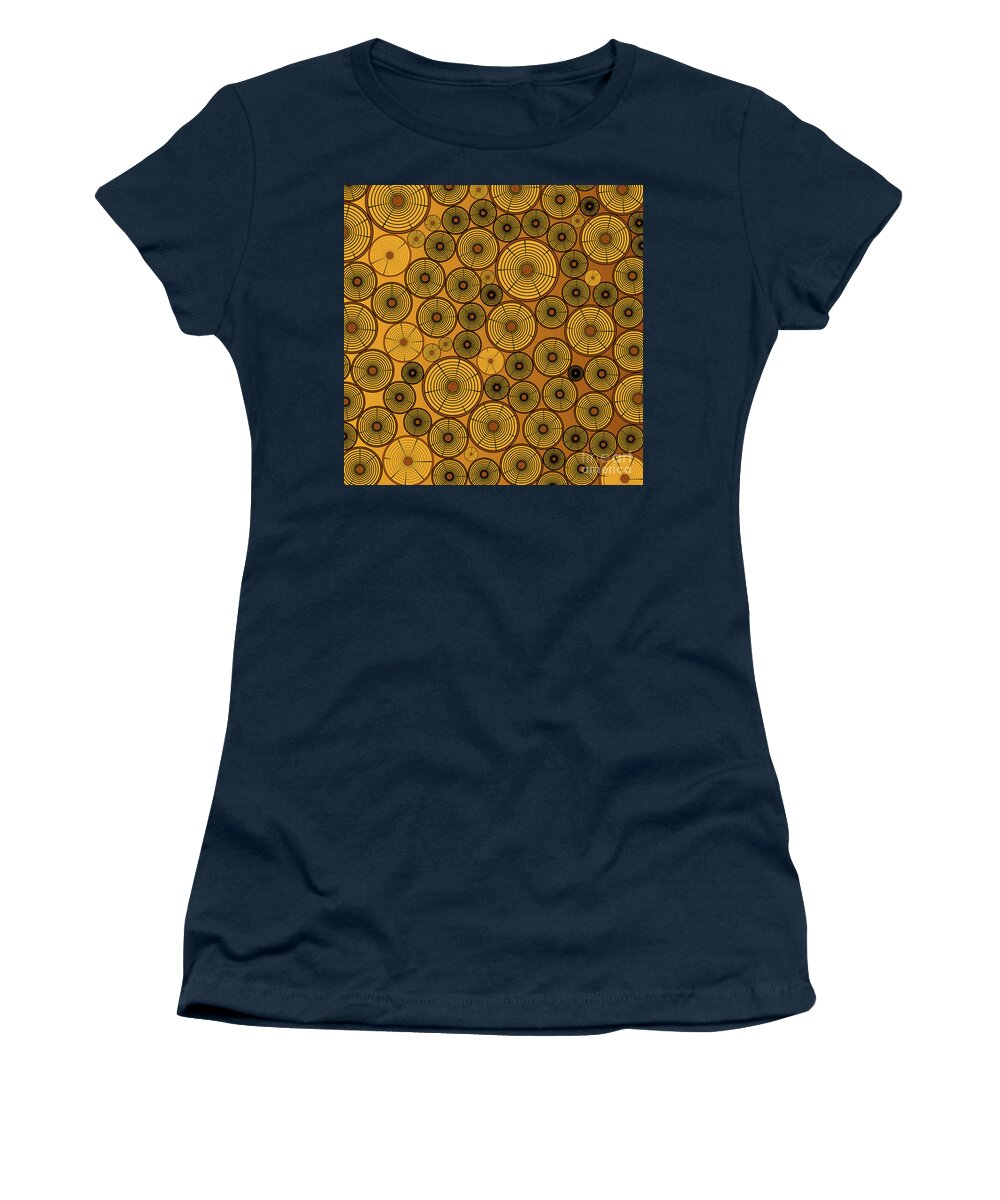 Timber Women's T-Shirt featuring the digital art Wood Pile by Bigalbaloo Stock