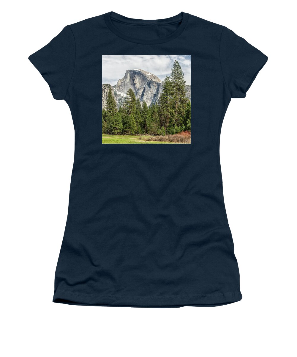  Women's T-Shirt featuring the photograph Yosemite from Cook's Meadow by Bruce McFarland