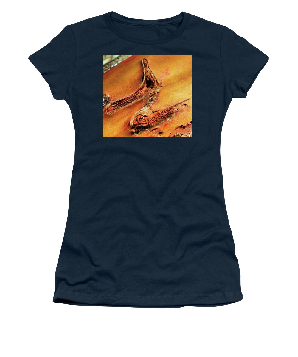 Bark Women's T-Shirt featuring the photograph Zorro was here by Fred Bailey