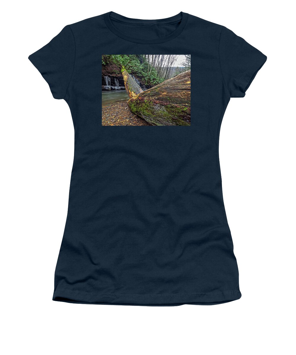 Tree Women's T-Shirt featuring the photograph Broken #1 by Alan Raasch
