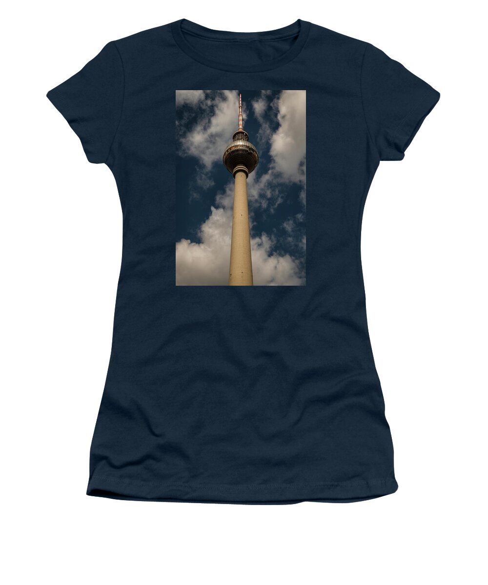 Berliner Women's T-Shirt featuring the photograph Fernsehturm, Berlin #6 by Pablo Lopez