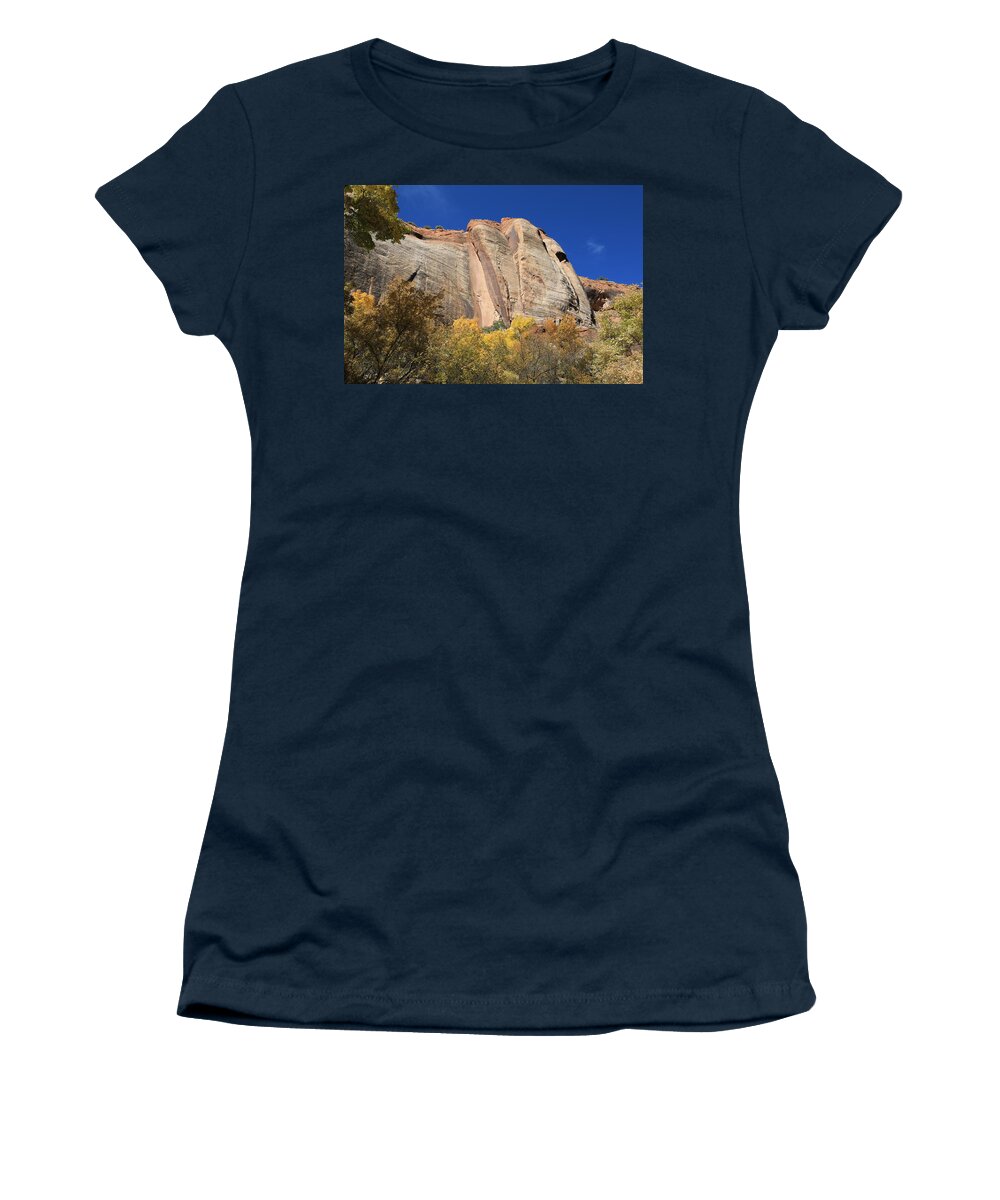 Lower Calf Creek Women's T-Shirt featuring the photograph Grand Staircase-Escalante, Utah #1 by Richard Krebs