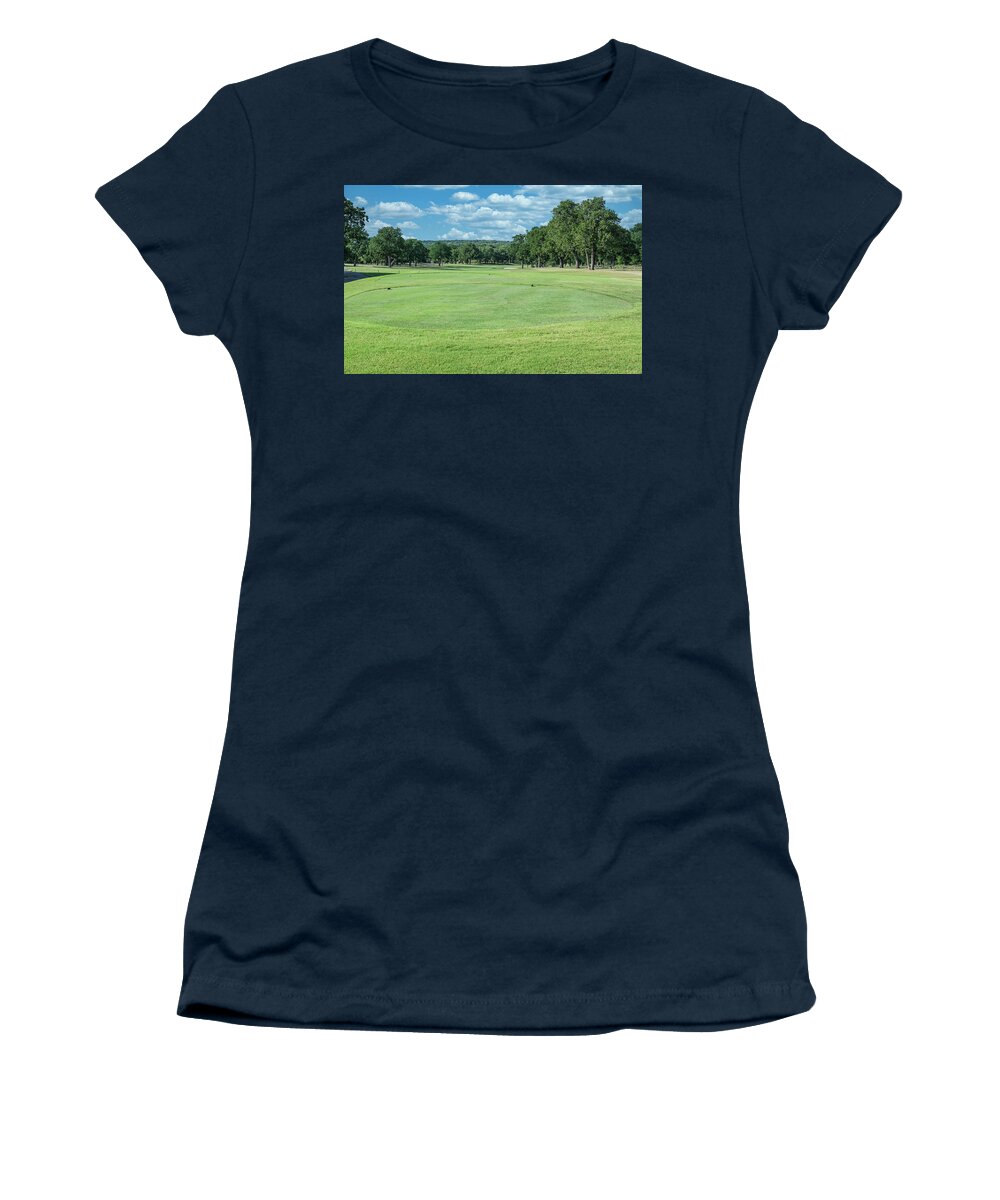 Cimarron Hills Women's T-Shirt featuring the photograph Hole #1 #1 by John Johnson