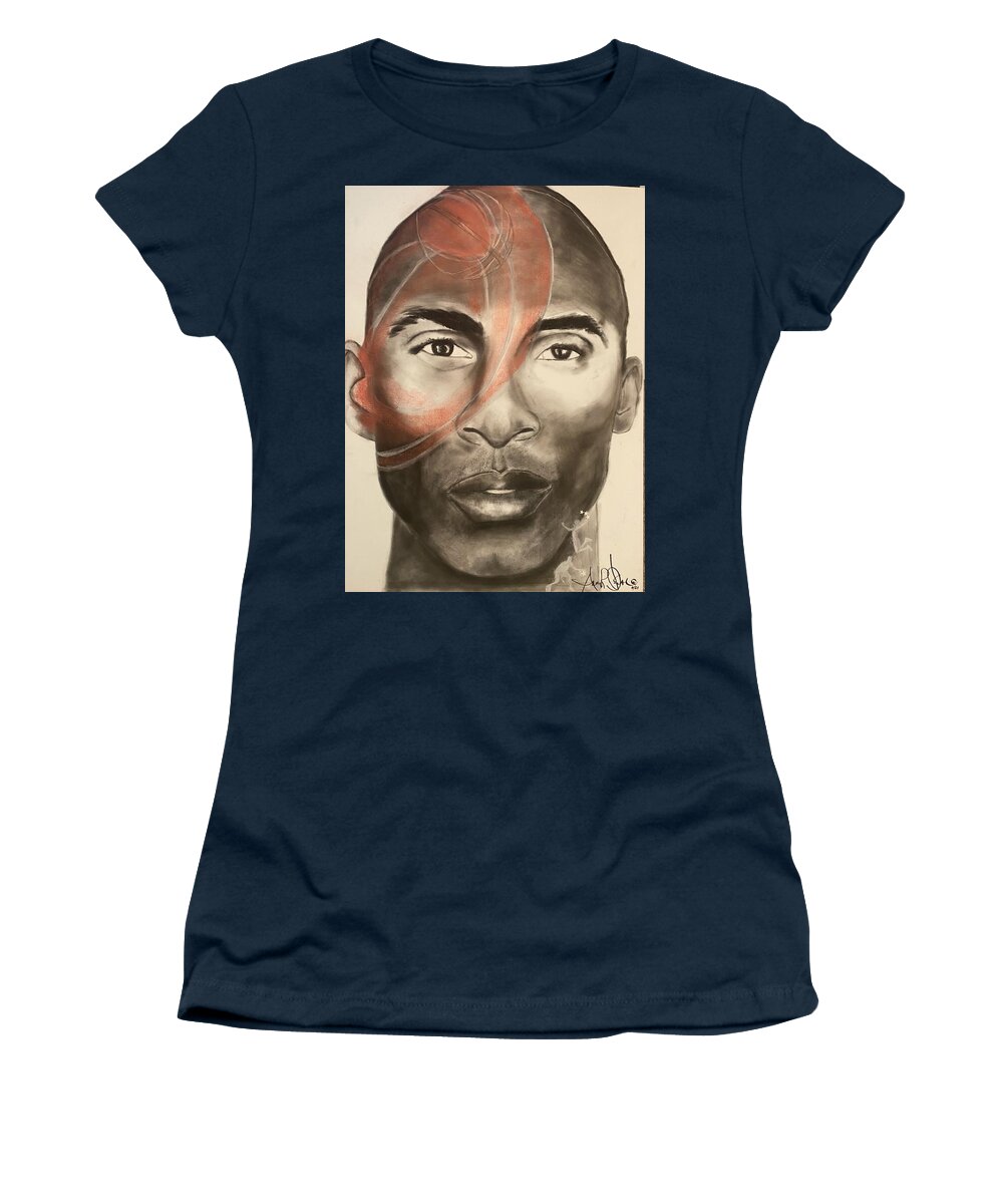  Women's T-Shirt featuring the drawing KB by Angie ONeal