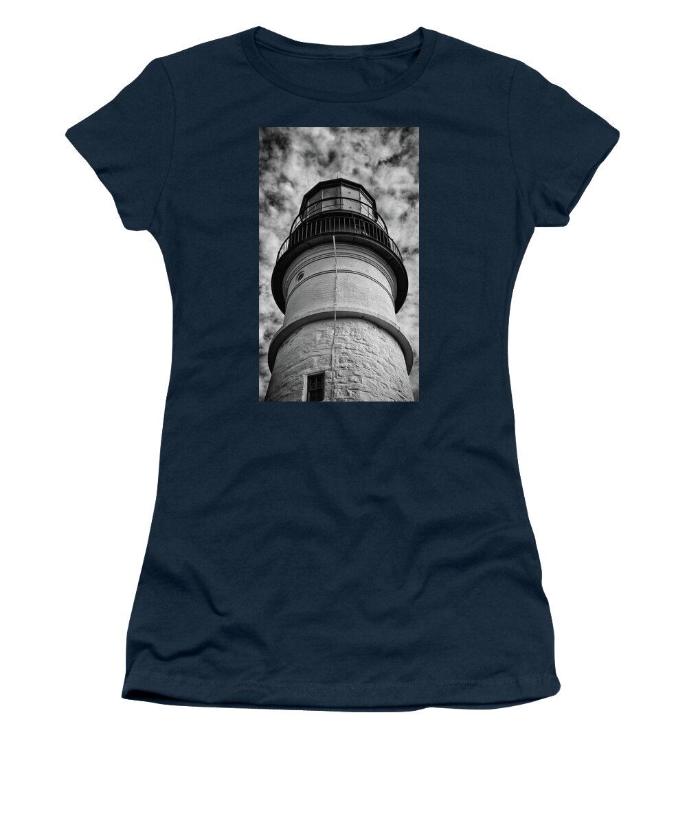 Lighthouse Women's T-Shirt featuring the photograph Lighthouse #1 by Dmdcreative Photography