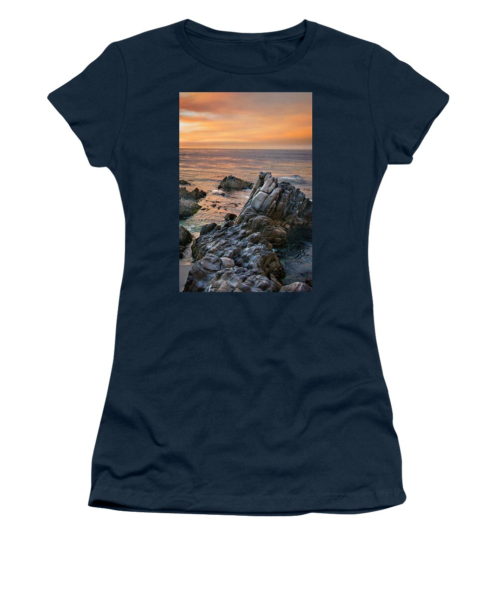 Color Women's T-Shirt featuring the photograph Lover's Point Sunset 4 by Alan Hausenflock