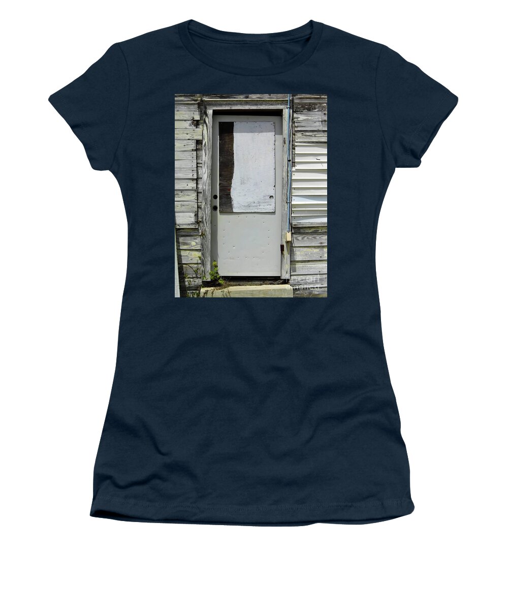 Door Women's T-Shirt featuring the photograph Old Door #1 by D Hackett