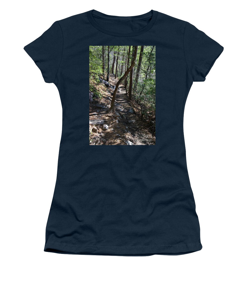 Tennessee Women's T-Shirt featuring the photograph On the Trail by Phil Perkins