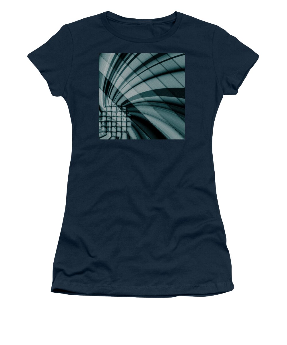 Abstract Women's T-Shirt featuring the digital art Pattern 32 #1 by Marko Sabotin