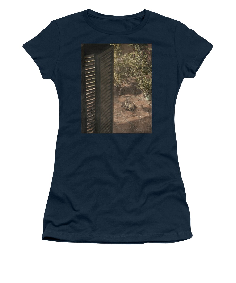 Cat Women's T-Shirt featuring the photograph Royalty #1 by M Kathleen Warren