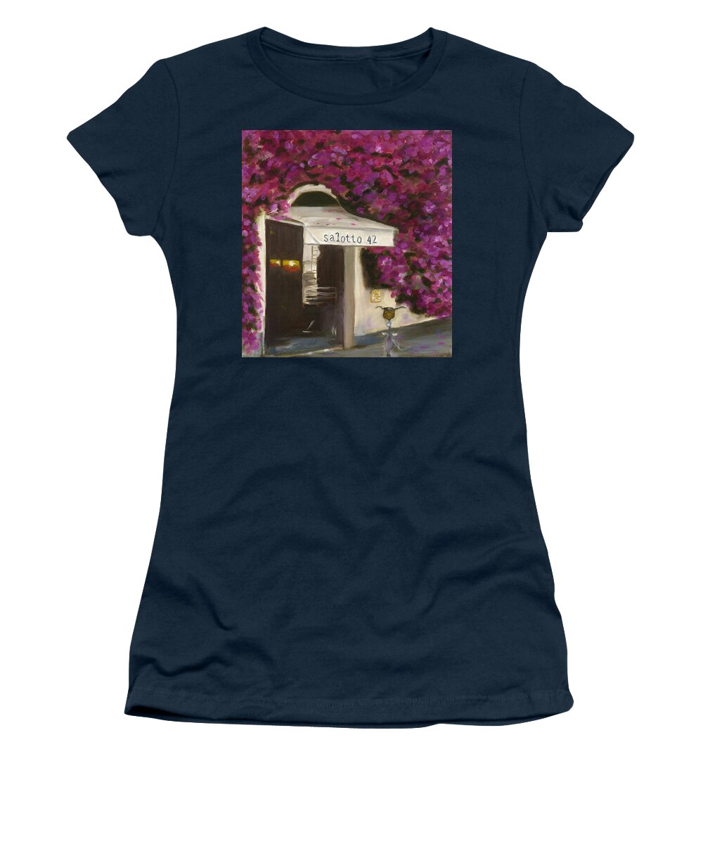 Rome Women's T-Shirt featuring the painting Salotto 42 by Juliette Becker