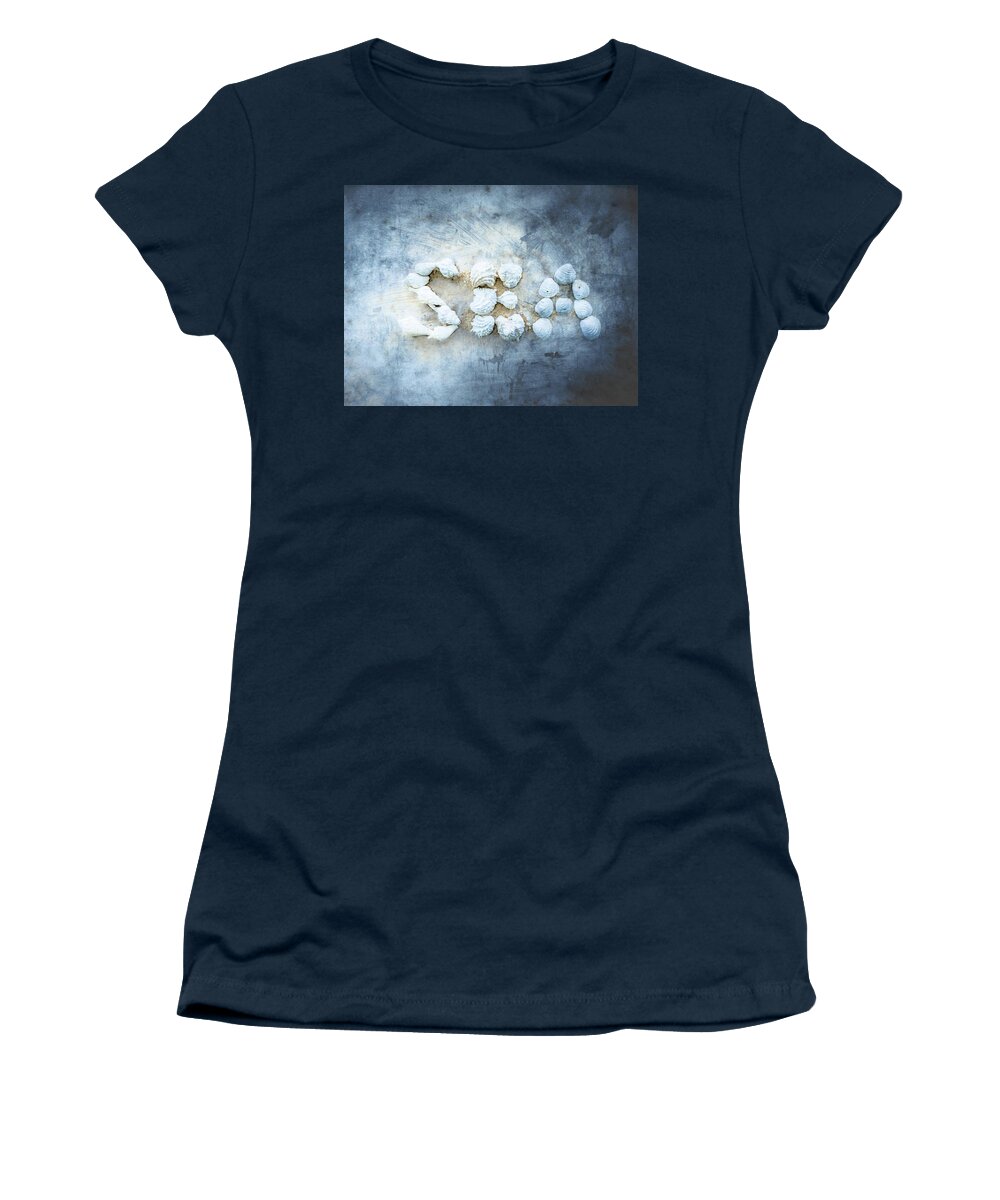 Sea Women's T-Shirt featuring the mixed media Sea Shells #2 by Pamela Williams