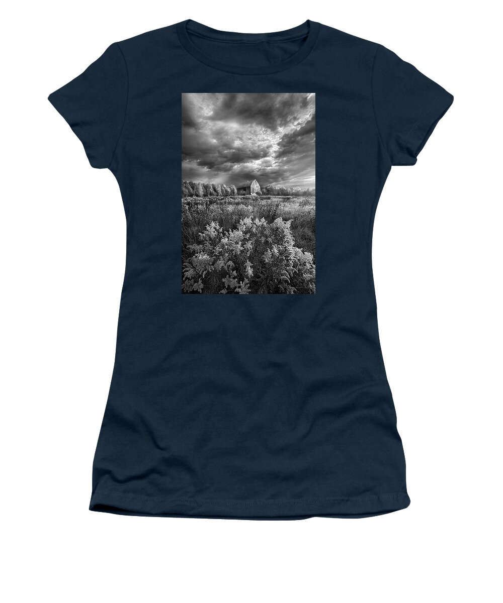 Rural Women's T-Shirt featuring the photograph The Days Are Seldom Long #1 by Phil Koch