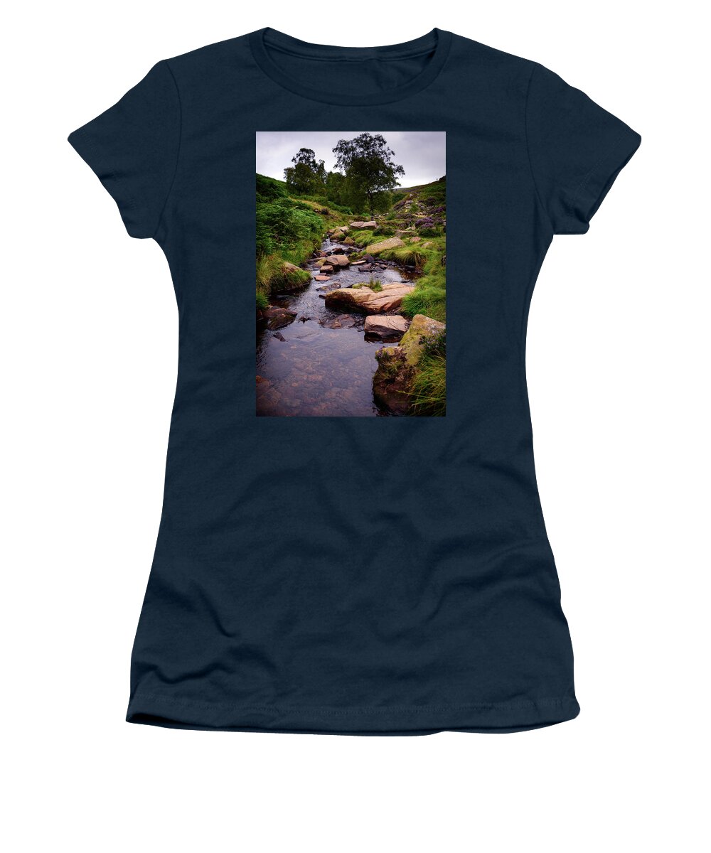 North Yorkshire Women's T-Shirt featuring the photograph Yorkshire moors #1 by Svetlana Sewell