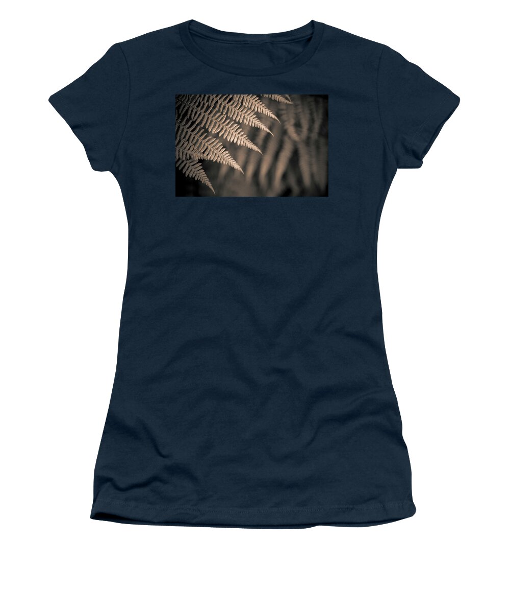 Alan Copson Women's T-Shirt featuring the photograph Ferns #12 by Alan Copson