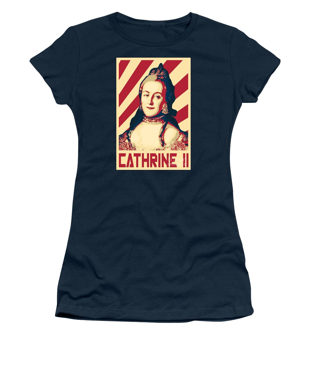 Cathrine Women's T-Shirt featuring the digital art Cathrine II by Filip Schpindel