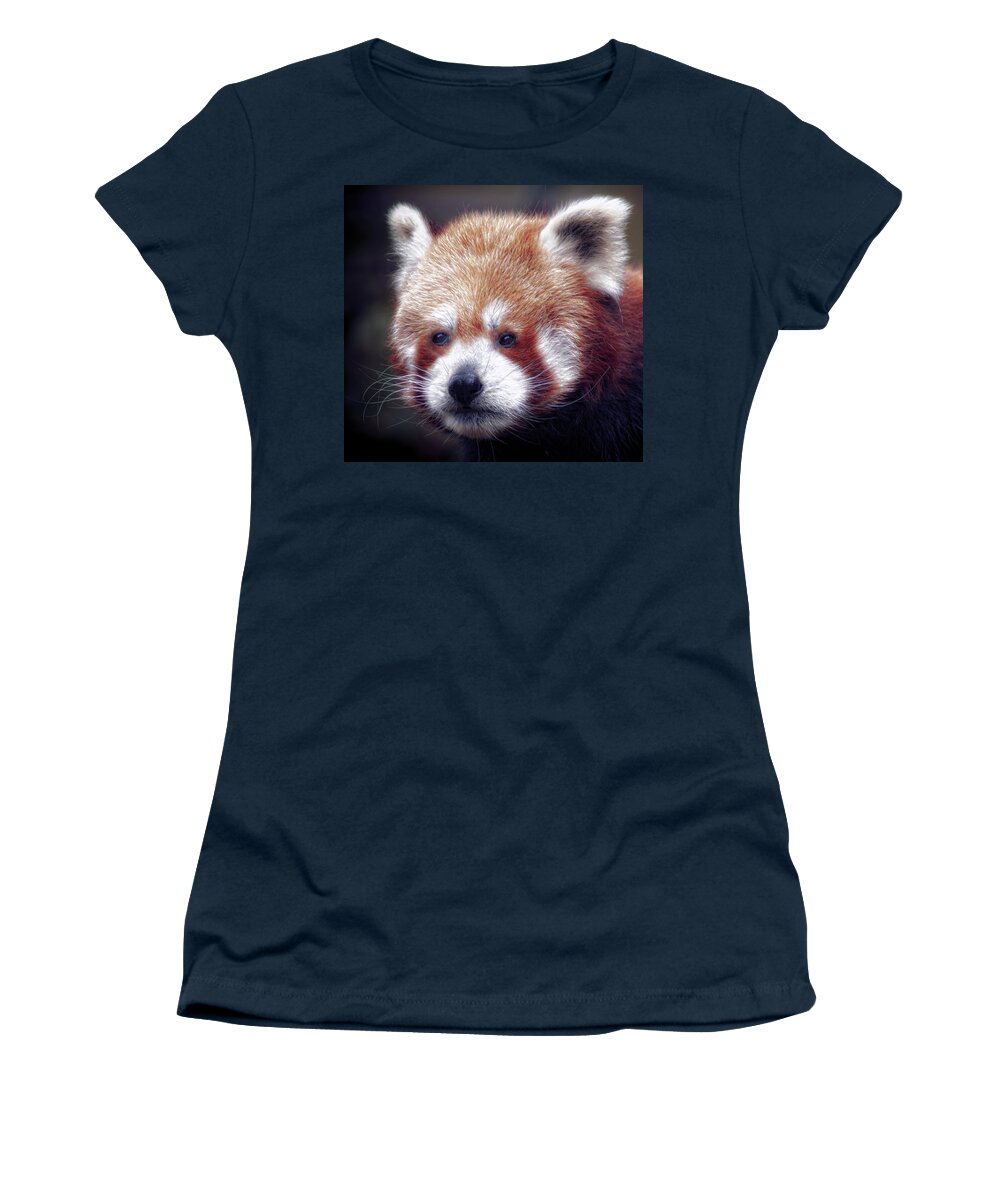 Red Women's T-Shirt featuring the photograph Red Panda #3 by Chris Boulton
