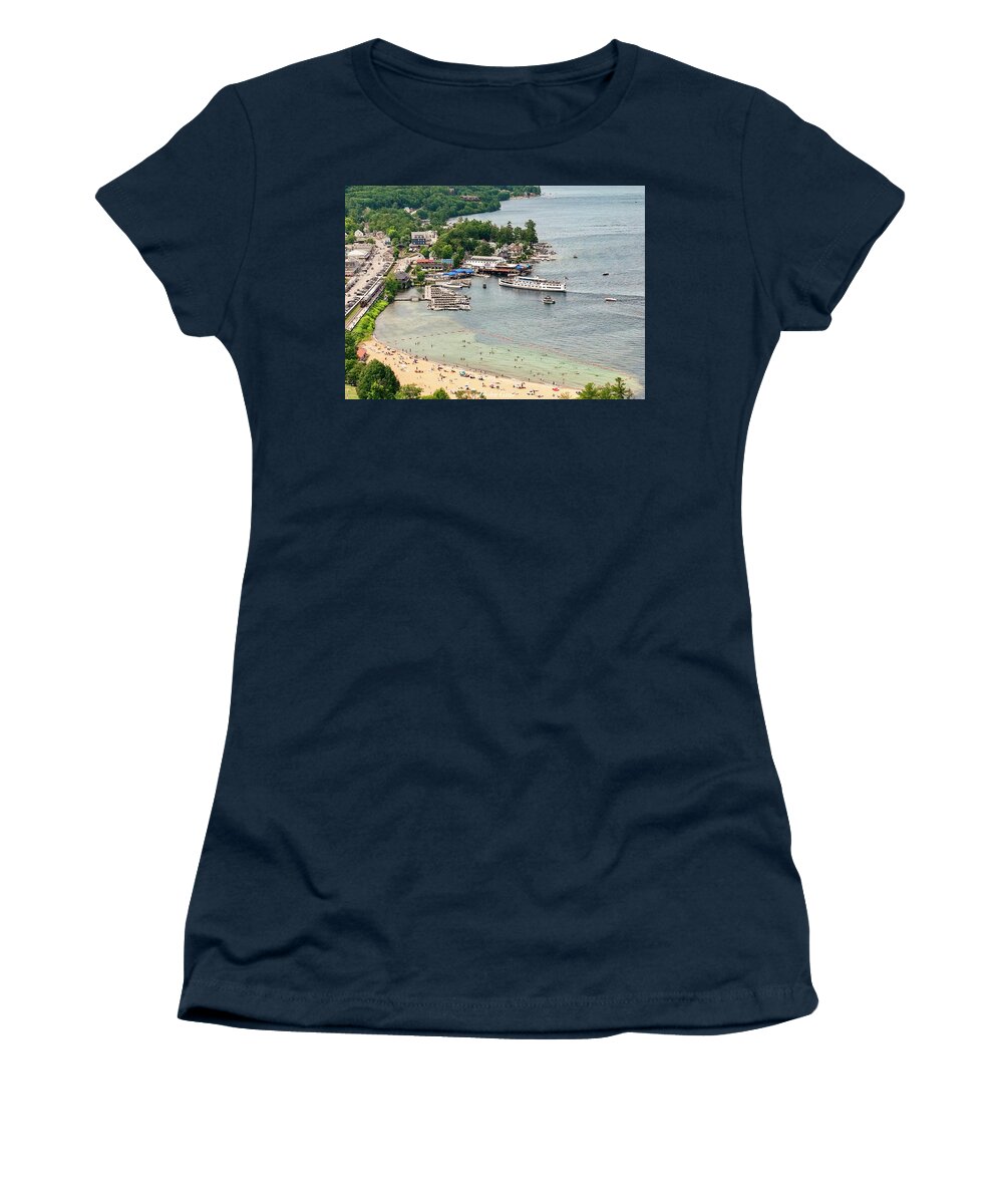  Women's T-Shirt featuring the photograph Weirs Beach #3 by John Gisis