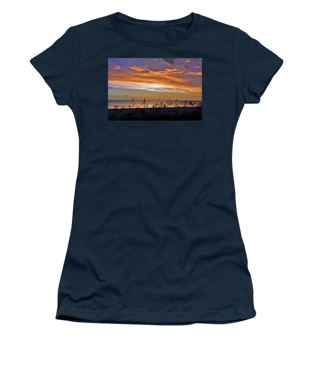  Women's T-Shirt featuring the photograph Naples Sunset #39 by Donn Ingemie